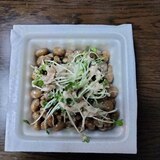 納豆アレンジ ツナマヨ&ブロッコリースプラウト